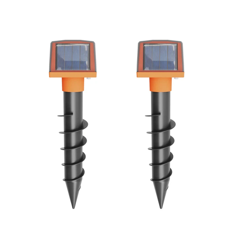 Solar Animal Repeller Sound Wave Underground Mole Snake Waterproof