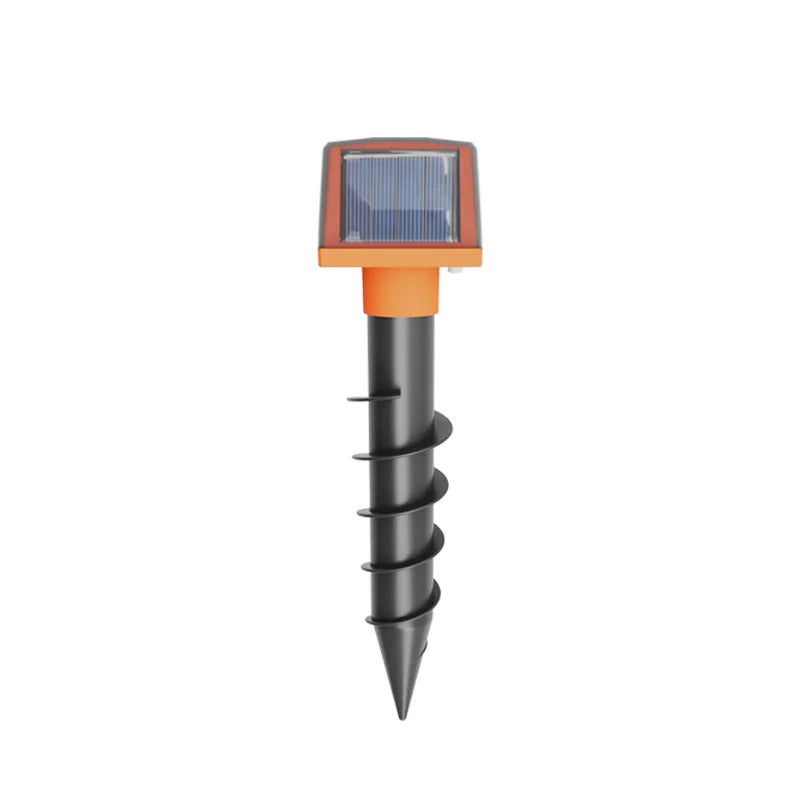Solar Animal Repeller Sound Wave Underground Mole Snake Waterproof