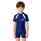 Girls Swimsuit One Piece Short Sleeve Toddler Kids 3 to 10 Years