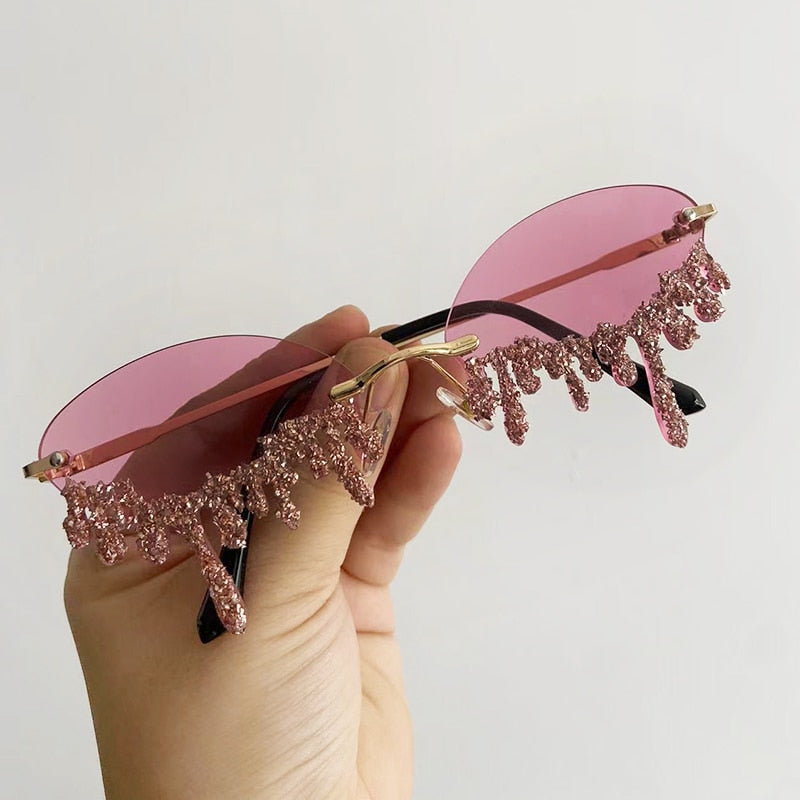 Wynne | Glitter Sunglasses | Festival & Party, Eye-Catching | 6 Colors