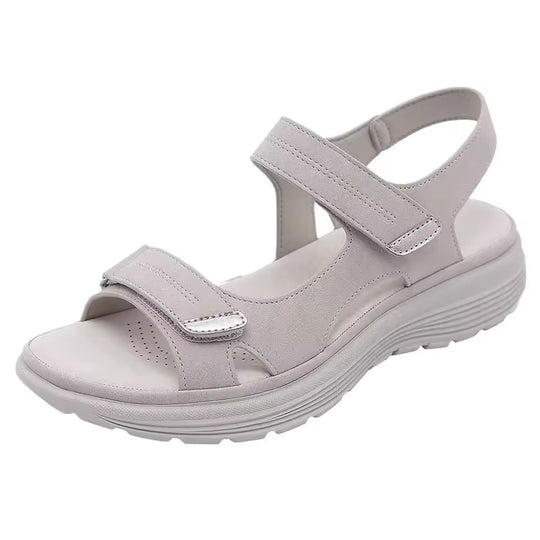 Women Sandals Mid Heel Slip-On