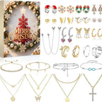 Jewelry Advent Calendar 24 Day Countdown Women Bracelet Making Kit