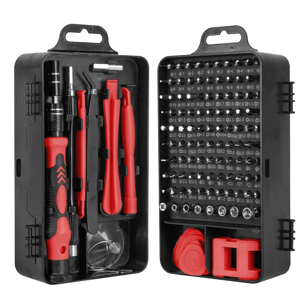 Lyra | 115-in-1 Precision Screwdriver Set | Magnetic Repair Kit | 98 Bits