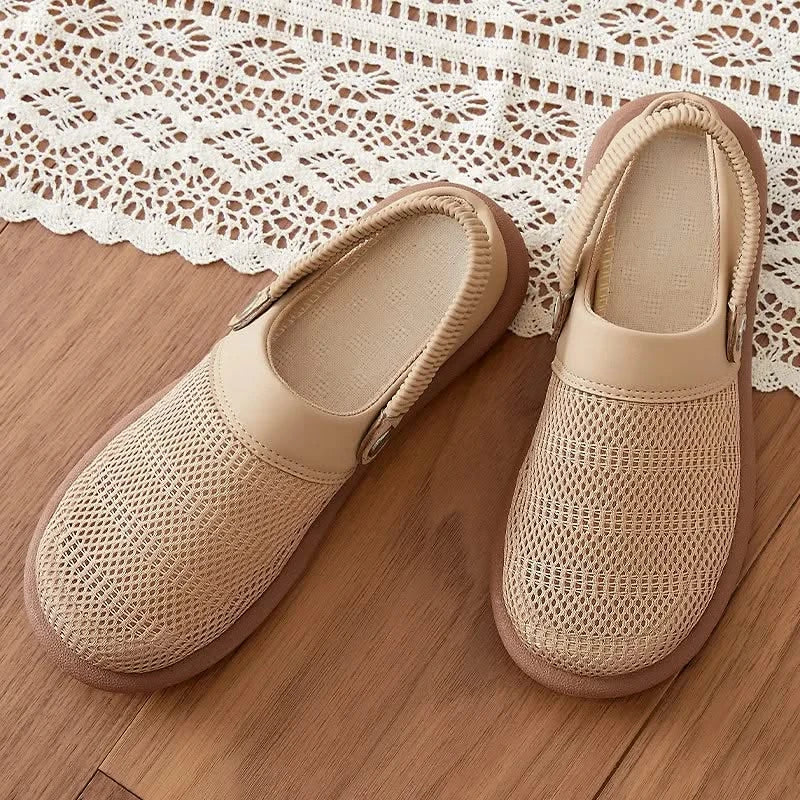 Women Mesh Slip-On Clogs Cushioned