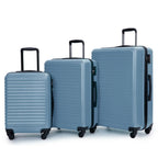 Romy | Hardshell Luggage Set | 3-Piece, Blue ABS, TSA Lock | Spinner Wheels
