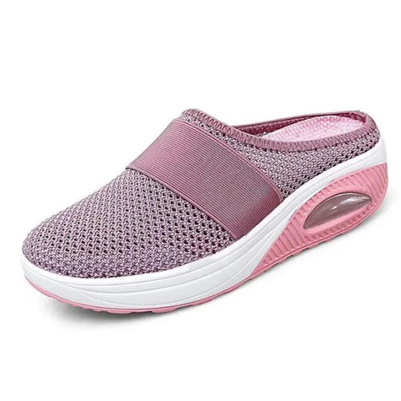 Women Orthopedic Shoes Slip On Sandals Breathable Mesh Air Cushion