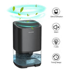 Leah | Portable Dehumidifier | 2-in-1 Air Filter & Night Light | 1000ml