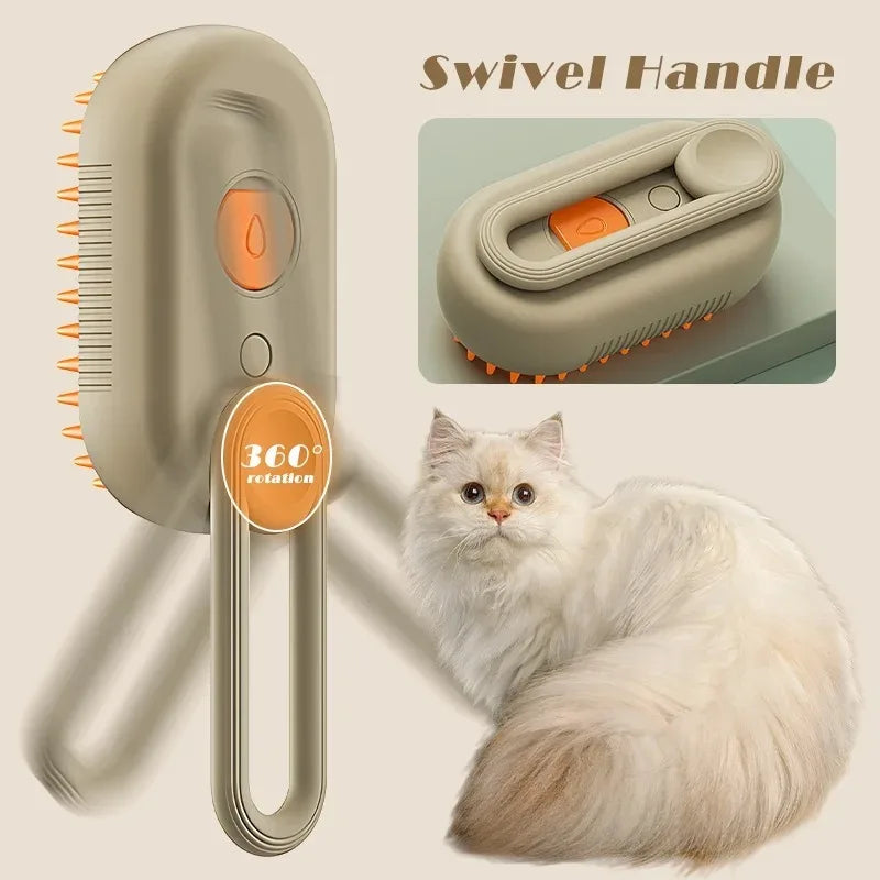 Jolie | Pet Steam Brush | 3-in-1 Electric Grooming Tool | Dogs & Cats