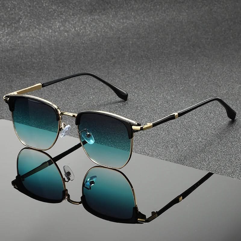 Polycarbonate Lens Clubmaster Sunglasses UV Protection