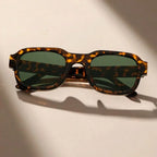 Halle | Acetate Bold Frame Retro Sunglasses