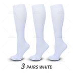 Vada | Compression Socks | Knee High, 15-20 mmHg | 3 Pairs, Unisex