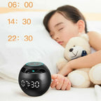 Marlow | Bluetooth Alarm Clock Speaker | LED Night Light, Digital Clock | Bedroom