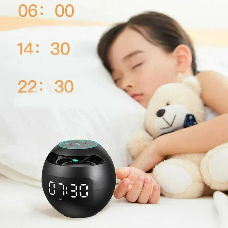 Marlow | Bluetooth Alarm Clock Speaker | LED Night Light, Digital Clock | Bedroom