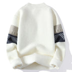 Men Christmas Jumper Casual Warm Knitted Winter Crew Neck Pullover