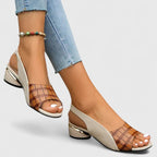 Anouk | Women's Leather Sandals | Buckle, Non-Slip Sole | Elegant, Casual
