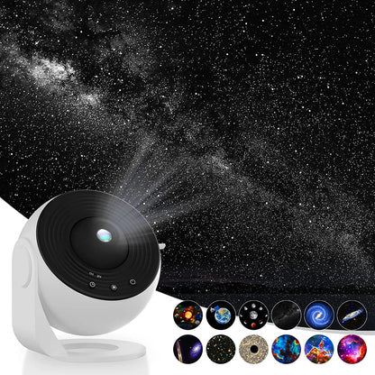 Marlowe | Galaxy Projector Night Light | 13-in-1 Star Projector | USB, Multicolor