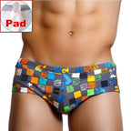 Men Swim Shorts Brazilian Cut Sunga Swimwear Briefs Low Rise