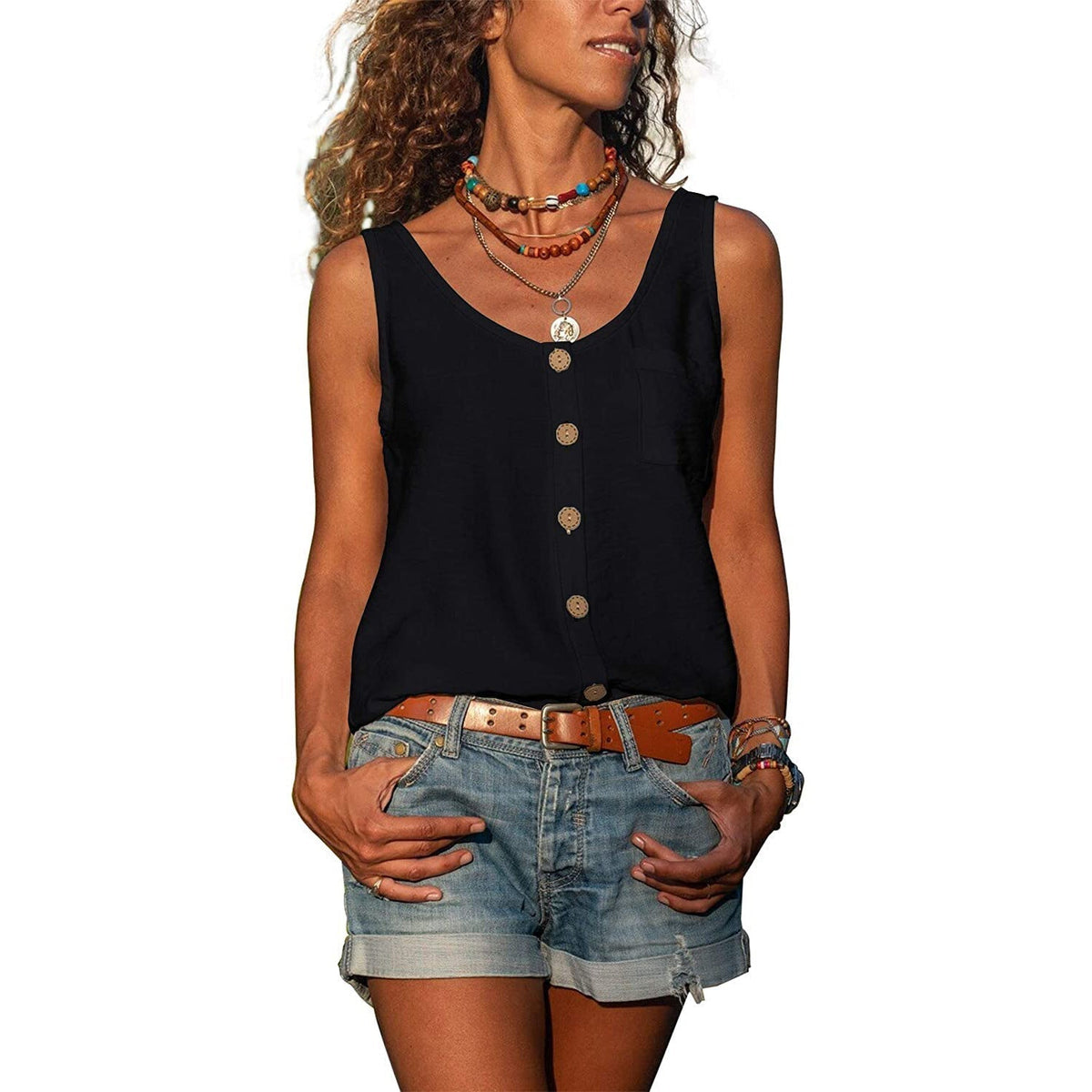 Cora | Women's Tank Top | Ibiza Style, Sleeveless | Casual Summer