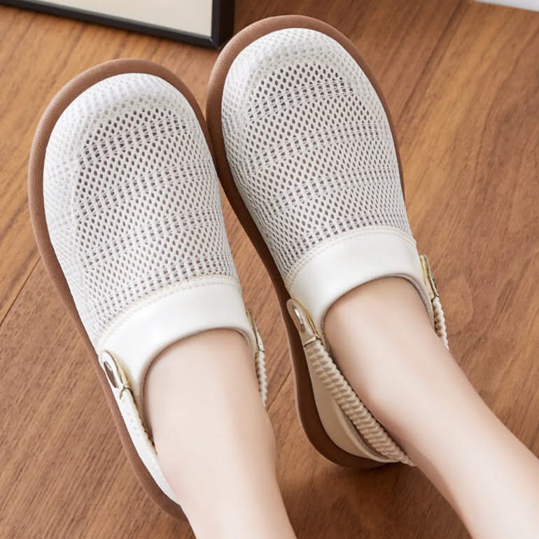 Women Mesh Slip-On Clogs Cushioned