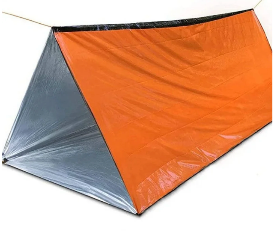 Uma | Survival Tent 2-Person | Silver, Emergency Shelter | NASN Mylar, 172g