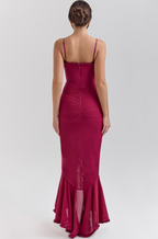 Women Maxi Dress Ruched