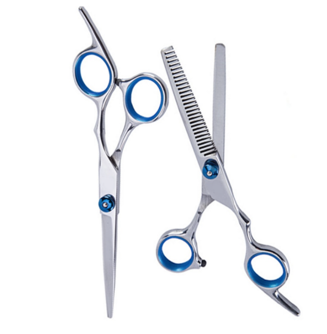 Lux | Hair Cutting Kit | 10-Piece DIY Barber Set | Stainless Steel Scissors
