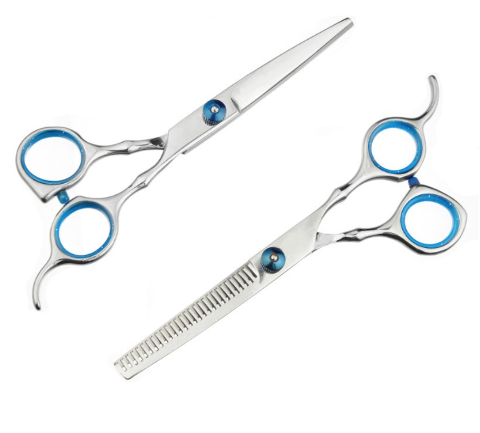 Lux | Hair Cutting Kit | 10-Piece DIY Barber Set | Stainless Steel Scissors