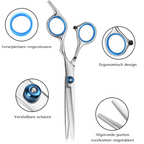 Lux | Hair Cutting Kit | 10-Piece DIY Barber Set | Stainless Steel Scissors