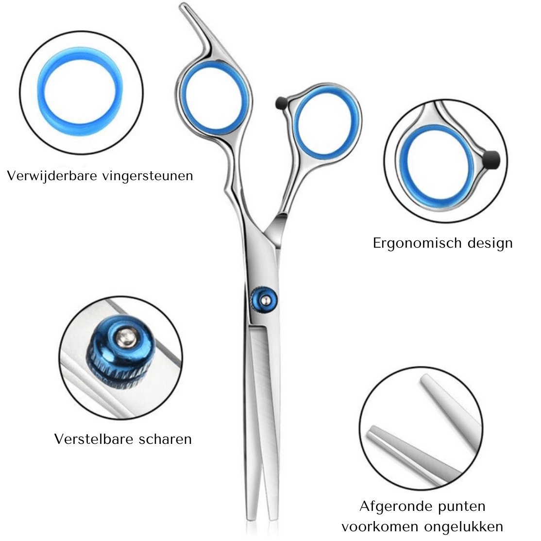 Lux | Hair Cutting Kit | 10-Piece DIY Barber Set | Stainless Steel Scissors