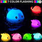 Yasmin | Bath Toy | Whale Water Sprayer with LED Lights | Baby Bathtub