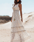 Women Maxi Dress Boho Print
