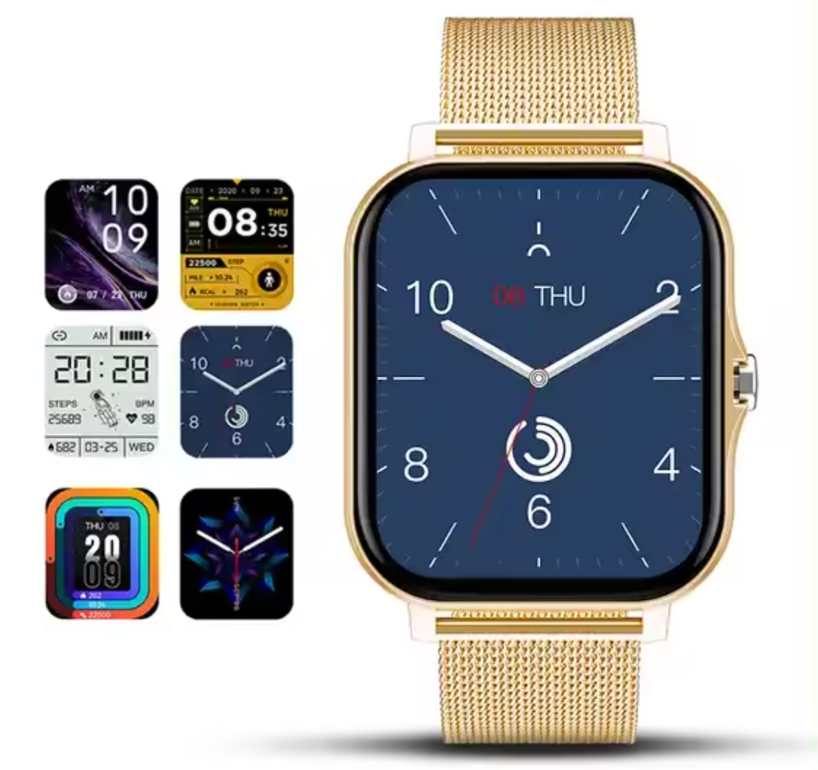 Thea | Women's Smartwatch | Heart Rate, Sleep & Health Tracker | IP67