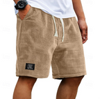 Women Shorts Casual Waffle Textured Lightweight Breathable Fabric