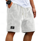 Women Shorts Casual Waffle Textured Lightweight Breathable Fabric