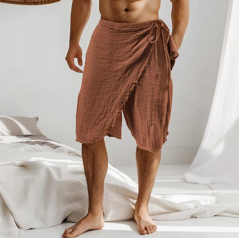 Beach Cover Up Wrap Sarong for Men Plus Size Swimwear