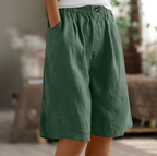 Ivy | Women's Summer Shorts | Relaxed Fit, Elastic Waistband | Lightweight