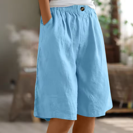 Ivy | Women's Summer Shorts | Relaxed Fit, Elastic Waistband | Lightweight