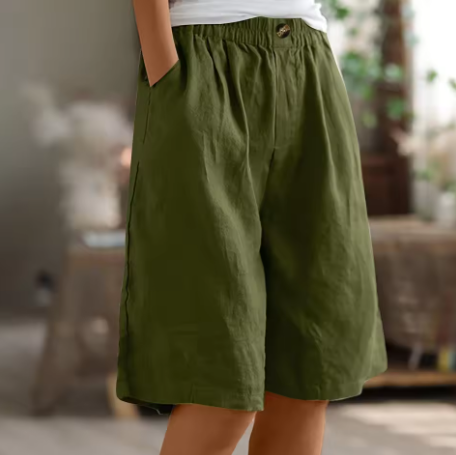 Ivy | Women's Summer Shorts | Relaxed Fit, Elastic Waistband | Lightweight