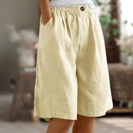Ivy | Women's Summer Shorts | Relaxed Fit, Elastic Waistband | Lightweight