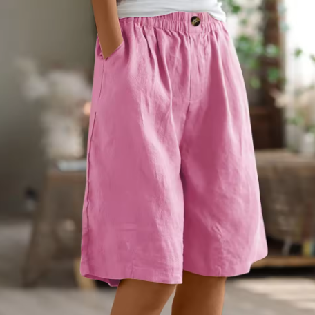 Ivy | Women's Summer Shorts | Relaxed Fit, Elastic Waistband | Lightweight