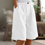 Ivy | Women's Summer Shorts | Relaxed Fit, Elastic Waistband | Lightweight