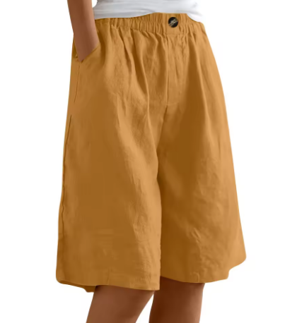 Ivy | Women's Summer Shorts | Relaxed Fit, Elastic Waistband | Lightweight