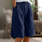 Ivy | Women's Summer Shorts | Relaxed Fit, Elastic Waistband | Lightweight