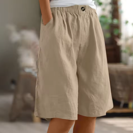 Ivy | Women's Summer Shorts | Relaxed Fit, Elastic Waistband | Lightweight