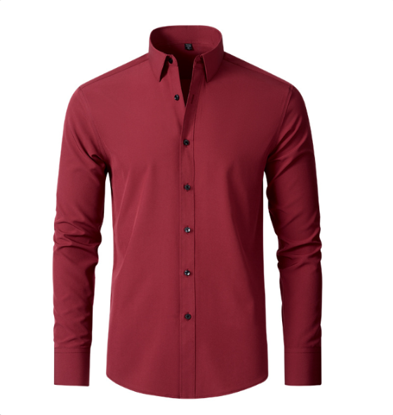 Men's Dress Shirt | Wrinkle-Free Stretch, Slim Fit | Maren