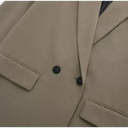 Oversized Blazer Women Structured Classic Lapels | Bexcellent