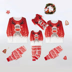 Christmas Pajamas Women Plus Size Winter Reindeer Print Set