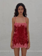 Women Sequin Dress Sleeveless Bodycon Mini High Waist Sparkly