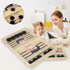 Halle | 2-in-1 Tabletop Game Set | Foosball & Shuffleboard | Wooden, Indoor