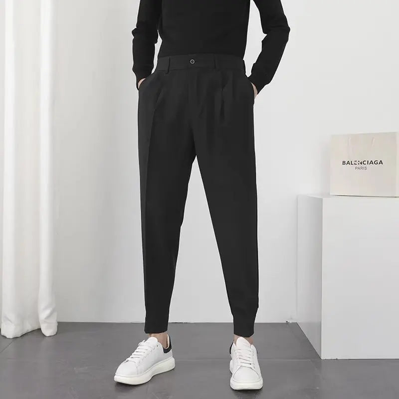 Men's Pleated Trousers | Relaxed Fit, Smart Casual | Zelda
